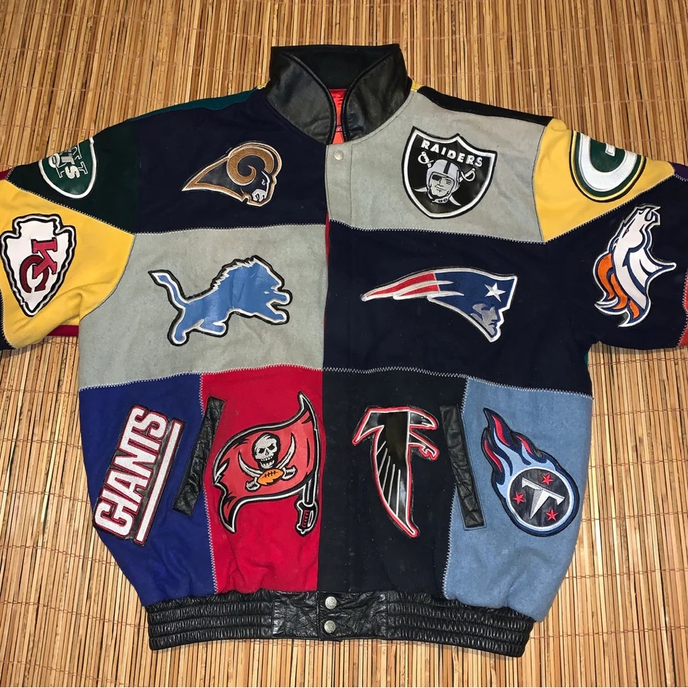 Jeff Hamilton Reebok Leather Jacket 5xl